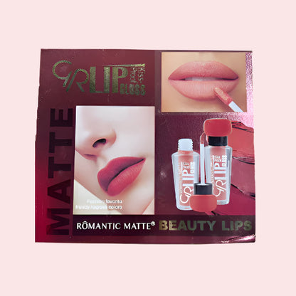 Romantic Matte GR Lip Gloss Pack of 12