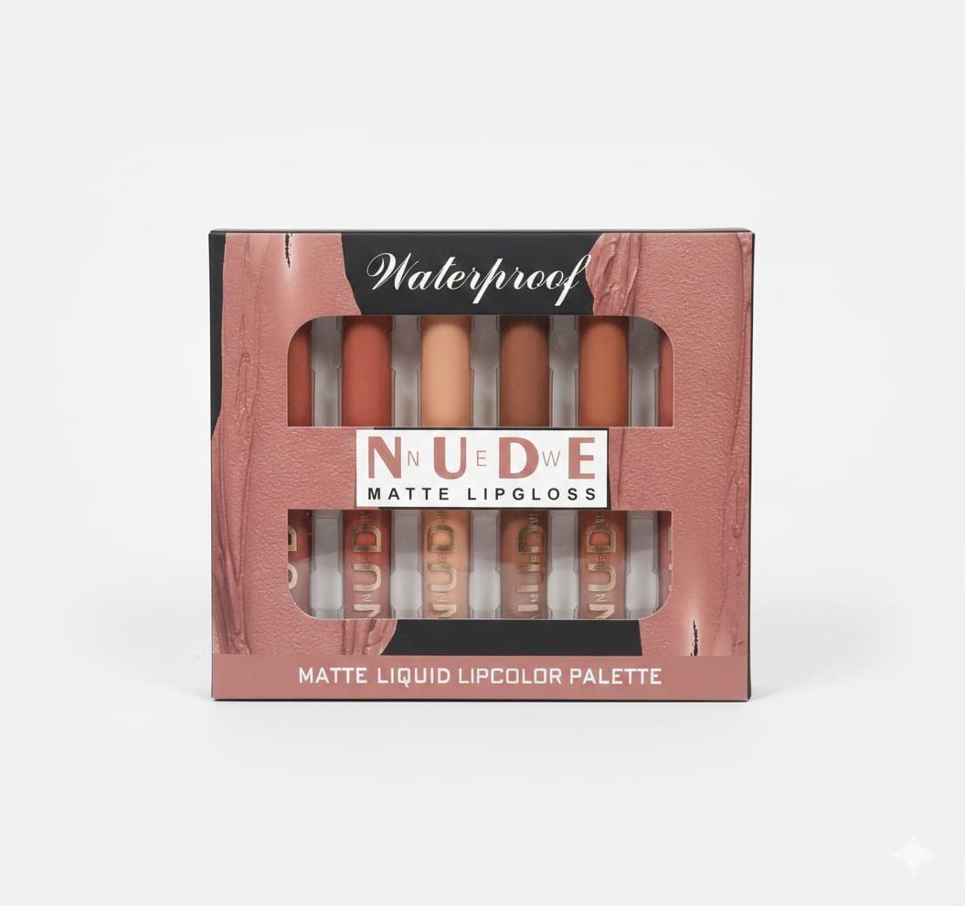 Matte Lip gloss Pack of 6