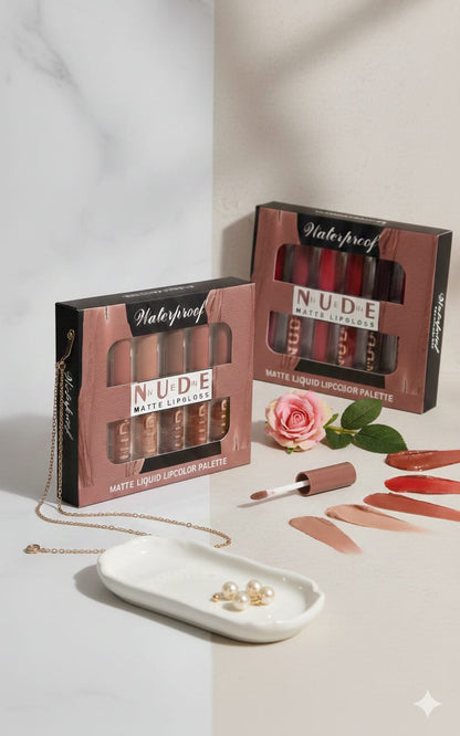Matte Lip gloss Pack of 6