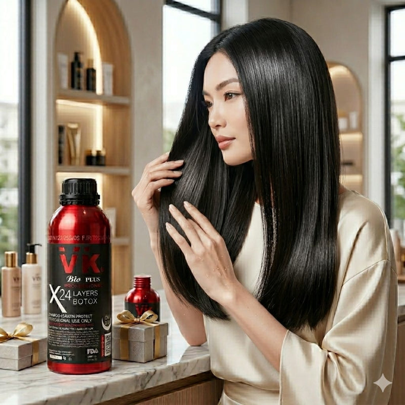 VK Botox Bio plus Professional X24 Layers  Keratin Treatment Protein 1400ml