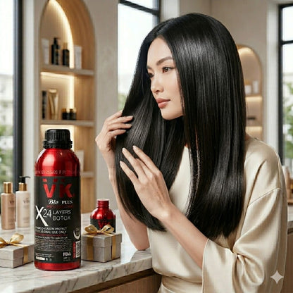 VK Botox Bio plus Professional X24 Layers  Keratin Treatment Protein 1400ml