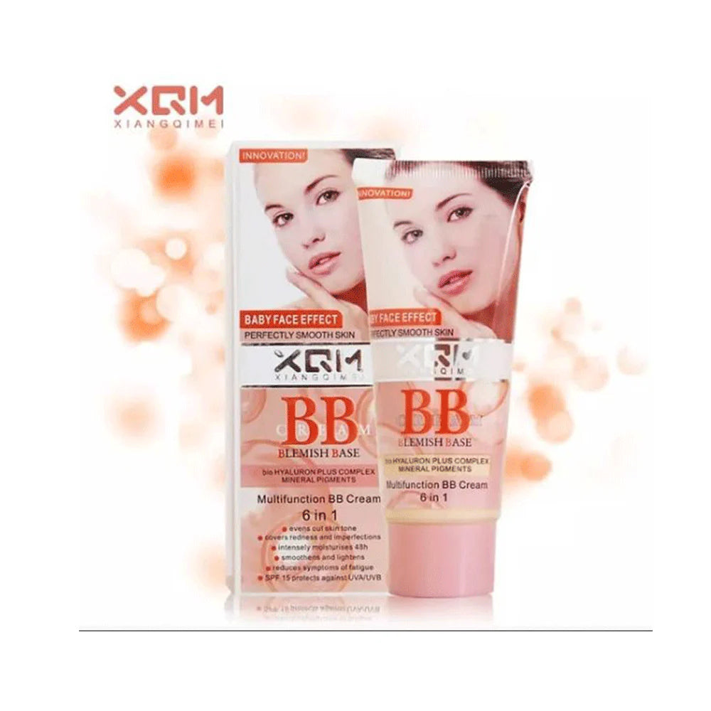 XQM BB Cream Blemish Base Multifunction 6 in 1 Apricot