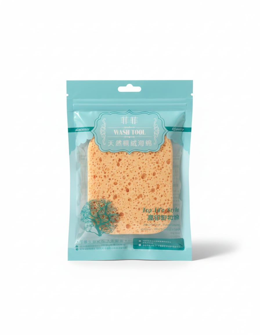 Facial Cleansing and Makeup Remover Sponge