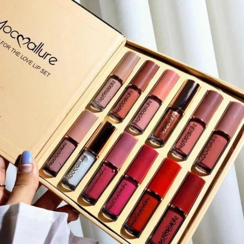 Mocallure - Creamy Matte Lip Gloss Set of 12