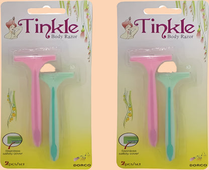 Pack of 2 Tinkle Body Razors Set For Women