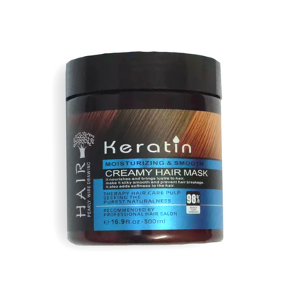 Keratin Moisturizing and Smooth Creamy Hair Mask 500ml