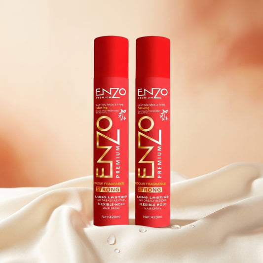 AI shoot - enzo-keratin-long-lasting-hold-strong-hair-spray-420ml