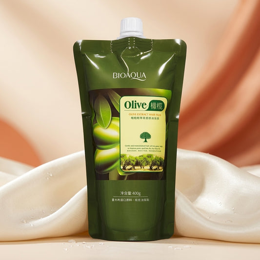 AI shoot - bioaqua-olive-hair-mask-for-damage-hair-moisturizing-400g