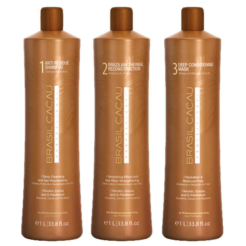 Brasil Cacau Brazilian Keratin Treatment Kit 3x1000ml