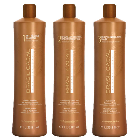 Brasil Cacau Brazilian Keratin Treatment Kit 3x1000ml