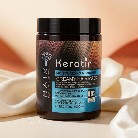 AI shoot - keratin-moisturizing-smooth-creamy-hair-mask-1000ml