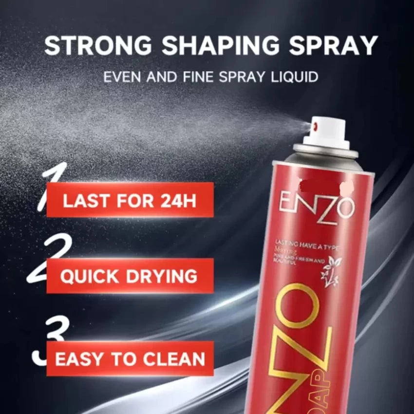 Enzo Keratin Long Lasting Hold Strong Hair Spray 420ml