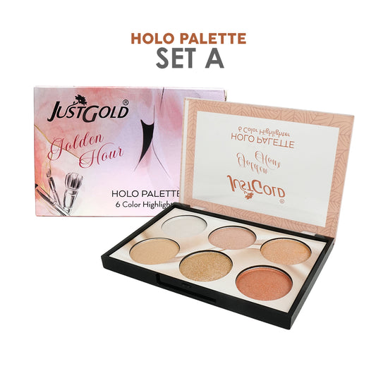 Just Gold 6 Color Highlighter Pallet