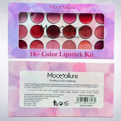 Mocallure Lipstick Kit - 18 Colors